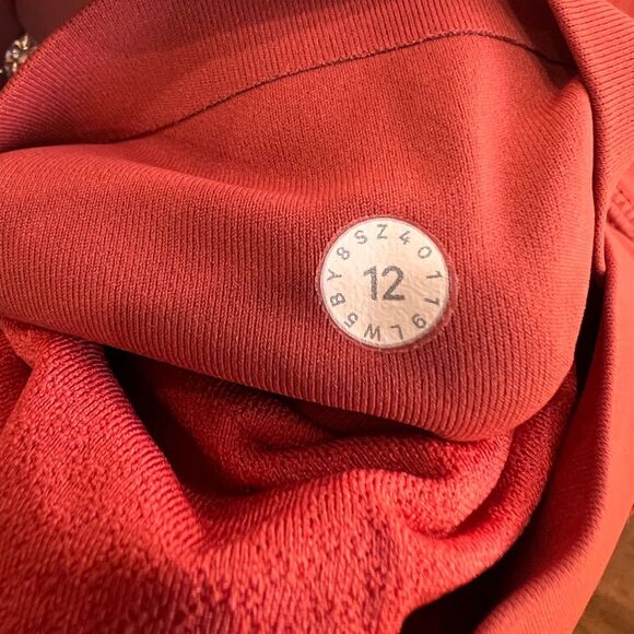 Lululemon Time To Sweat Tight 28inch Brick Rose Womens Leggings. Size 12 - Picture 7 of 7